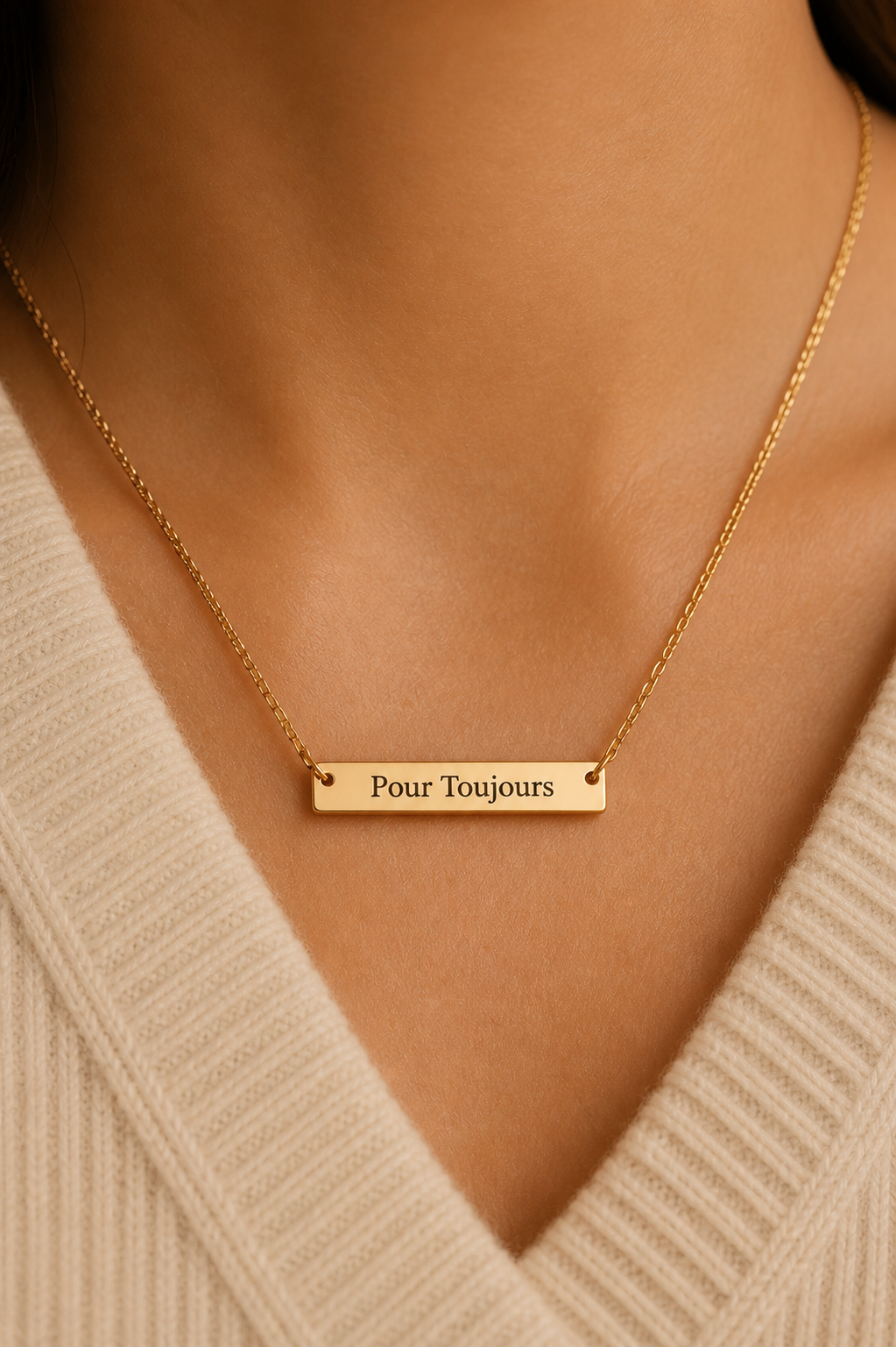 Collier Barrette Personnalisé