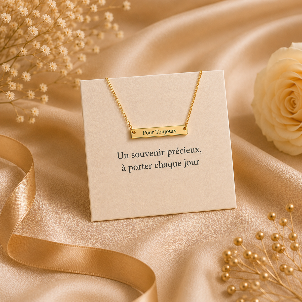 Collier Barrette Personnalisé