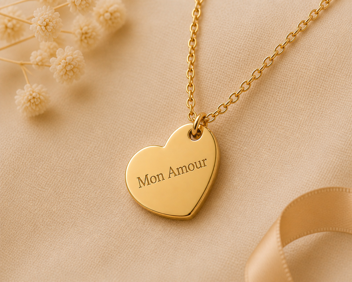 Collier Coeur Personnalisé