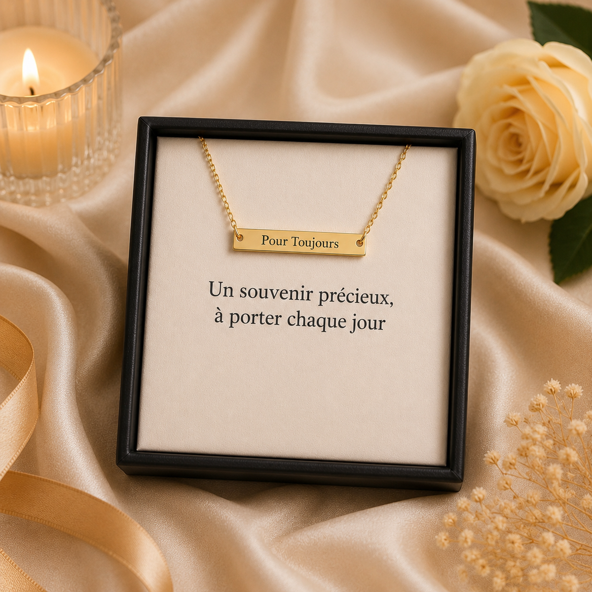 Collier Barrette Personnalisé