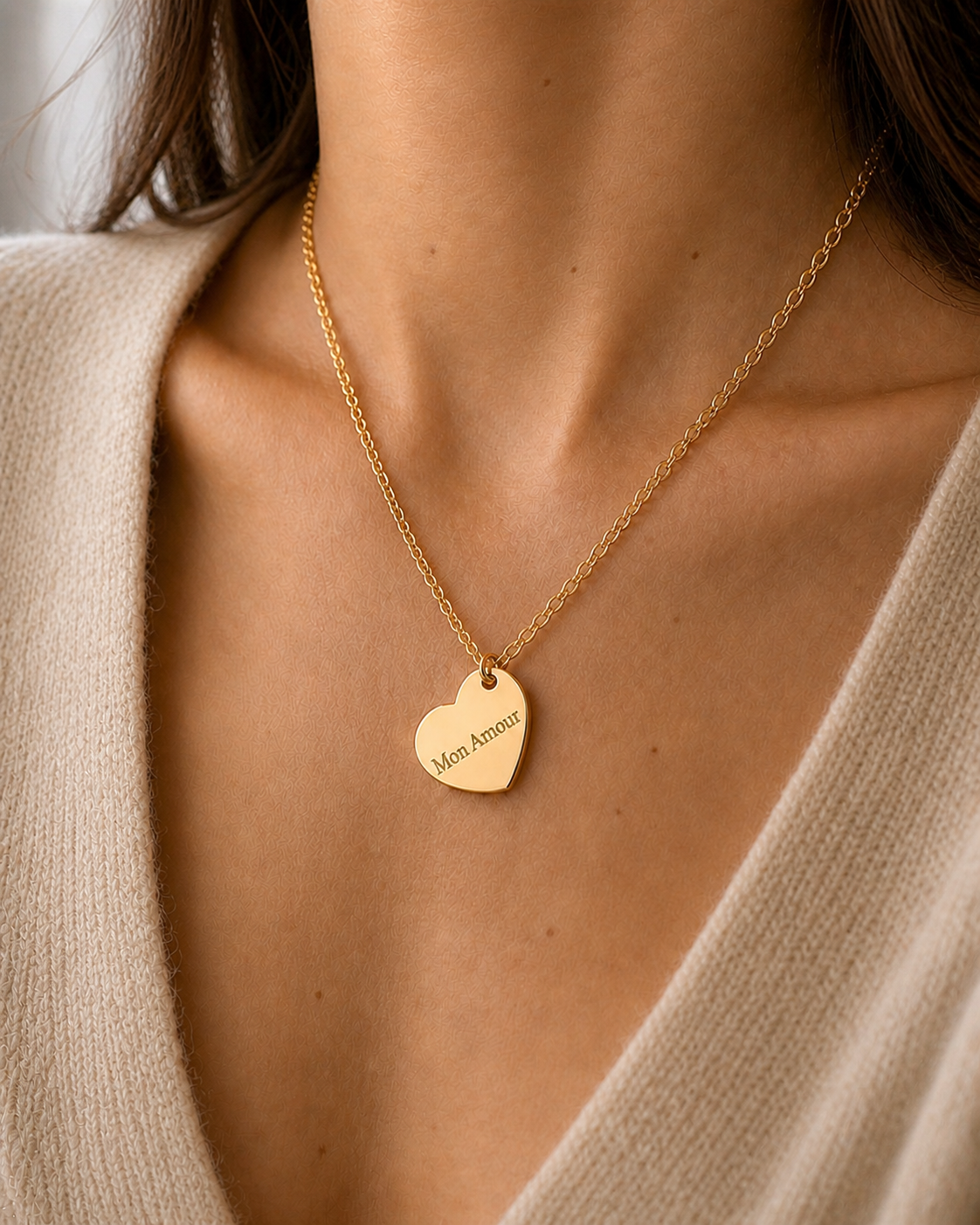Collier Coeur Personnalisé