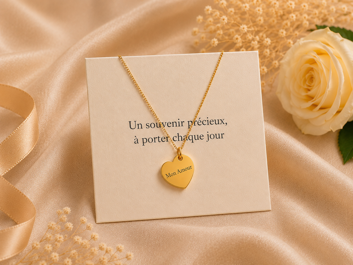 Collier Coeur Personnalisé