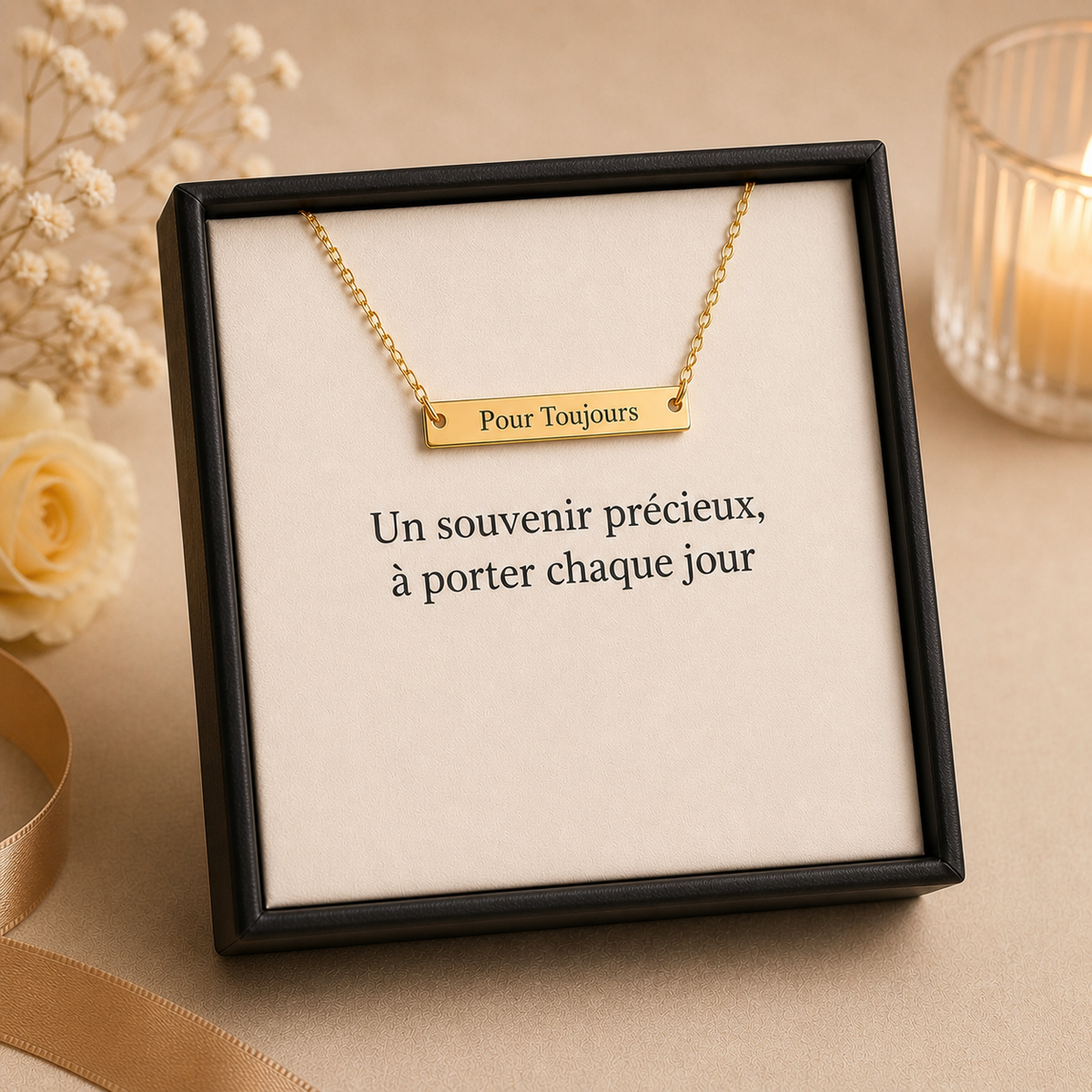 Collier Barrette Personnalisé